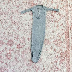 Lou Lou and company gray ribbed knotted  gown